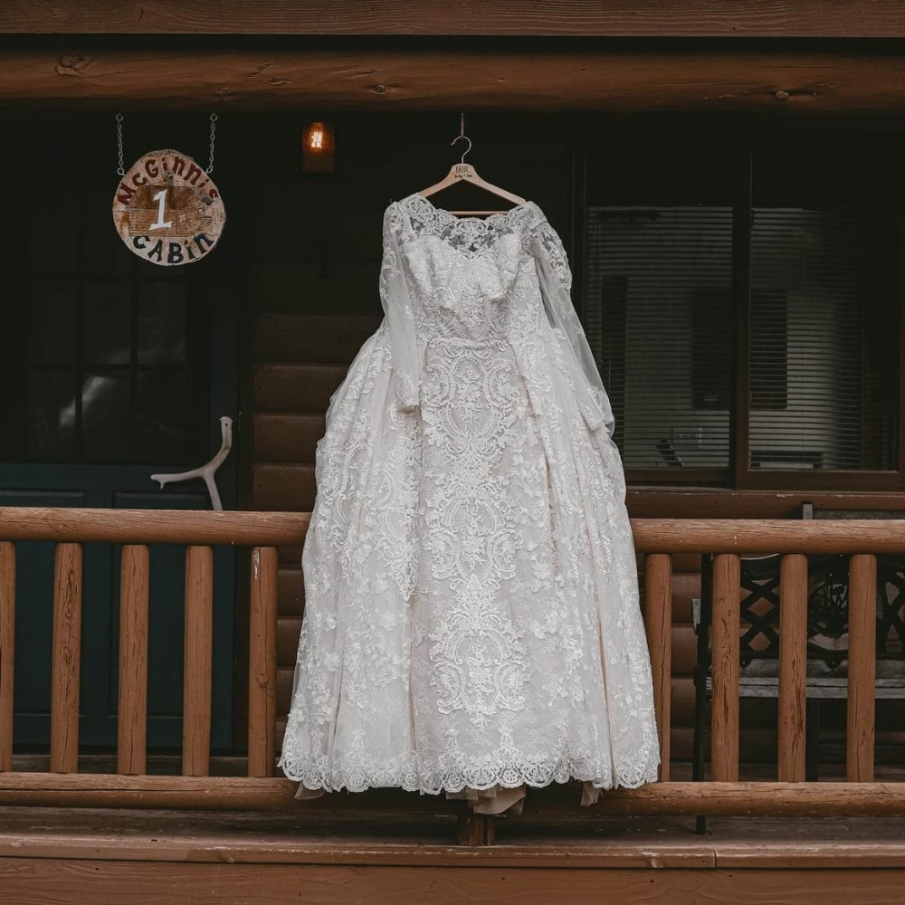 Victorian style wedding dress